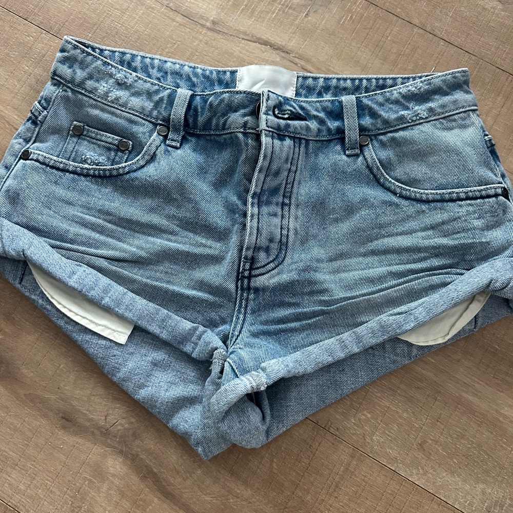 One Teaspoon Denim Blue Women's Shorts- new with tags